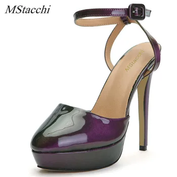 Mstacchi Sexy Thin High Heels Pumps Shoes Women Ankle Buckle Strap High Heels Sandals Platform Shoes High Quality Women Pumps
Mstacchi Sexy Thin High Heels Pumps Shoes Women Ankle Buckle Strap High Heels Sandals Platform Shoes High Quality Women Pumps