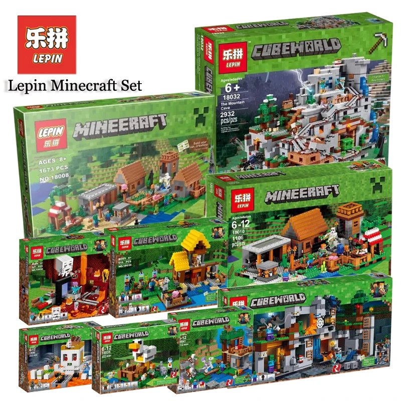 Lepin Minecrafted Set 18032 18008 18010 18041 18042 Compatible Legoing 21137 Mountain Cave Model Building Kits Blocks Bricks Toy
Lepin Minecrafted Set 18032 18008 18010 18041 18042 Compatible Legoing 21137 Mountain Cave Model Building Kits Blocks Bricks Toy
