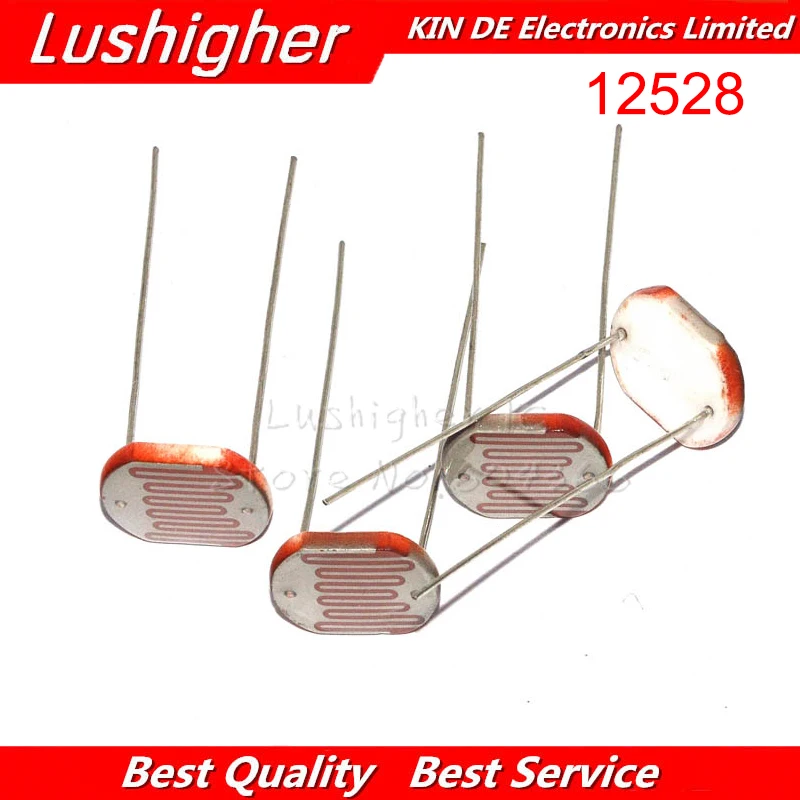 10pcs 12528 GL12528 Light Dependent Photoresistor Resistor 12mm Photosensitive Resistance
10pcs 12528 GL12528 Light Dependent Photoresistor Resistor 12mm Photosensitive Resistance