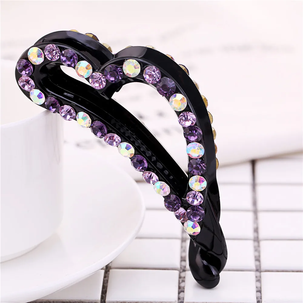 Harp Shaped Hair Accessories Fancyin Luxury 4.1" Crystal large size colorful rhinestones hair claw banana clip women 10cm
Harp Shaped Hair Accessories Fancyin Luxury 4.1" Crystal large size colorful rhinestones hair claw banana clip women 10cm
