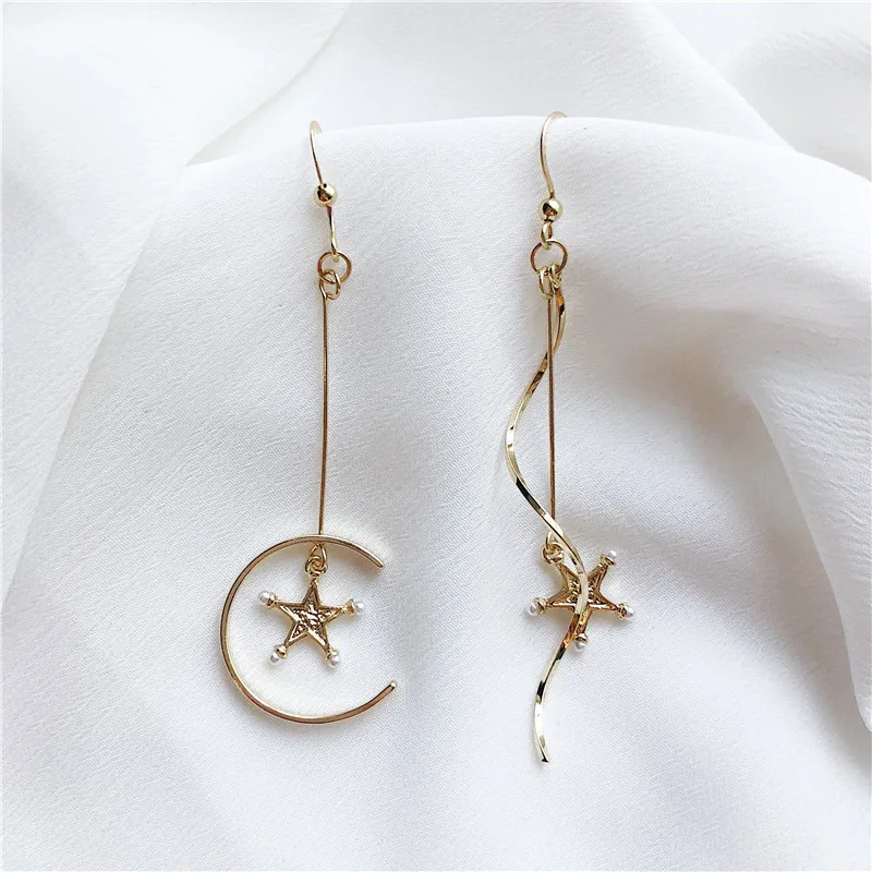 Fashion Asymmetric Geometric Star Drop Dangle Earrings For Women Simple Pearl Pendants Earrings Wedding Vintage Bohemian Bijoux
Fashion Asymmetric Geometric Star Drop Dangle Earrings For Women Simple Pearl Pendants Earrings Wedding Vintage Bohemian Bijoux