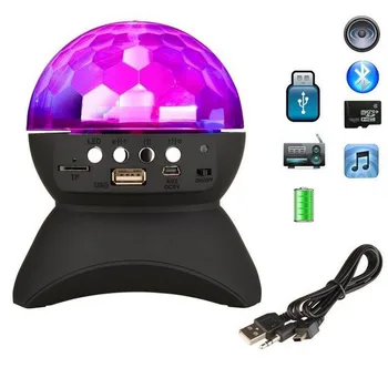 Wireless Speakers Crystal Ball Disco Colorful Bluetooth LED Party Lights Speaker Support FM TF Card AUX For Outdoor Dance Party
Wireless Speakers Crystal Ball Disco Colorful Bluetooth LED Party Lights Speaker Support FM TF Card AUX For Outdoor Dance Party