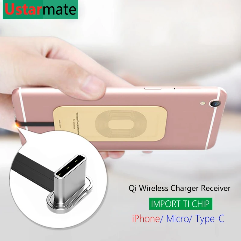 Qi Wireless Charger Receiver for iPhone 5S 7 6 6S Plus Pad Android Micro Type-C Imported TI Chip Wireless Charger Receivers
Qi Wireless Charger Receiver for iPhone 5S 7 6 6S Plus Pad Android Micro Type-C Imported TI Chip Wireless Charger Receivers