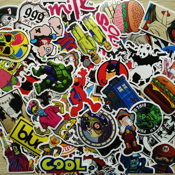 Lot 50PCS Pack Random Car Sticker Skateboard Luggage Laptop Guitar Travel Case Cute Stickers Fashion Funny Sticker
Lot 50PCS Pack Random Car Sticker Skateboard Luggage Laptop Guitar Travel Case Cute Stickers Fashion Funny Sticker