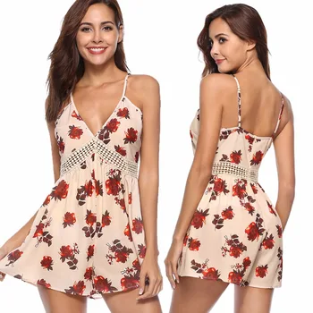 New hot summer summer Southeast Asian fashion personality lace print loose wide leg sexy female jumpsuit
New hot summer summer Southeast Asian fashion personality lace print loose wide leg sexy female jumpsuit