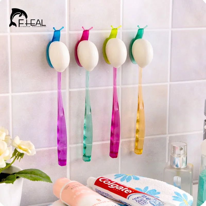 FHEAL 1pc Colorful Snail Suction Cup Toothbrush Holder Bathroom Accessories Sucker Wall Toothbrush Rack
FHEAL 1pc Colorful Snail Suction Cup Toothbrush Holder Bathroom Accessories Sucker Wall Toothbrush Rack