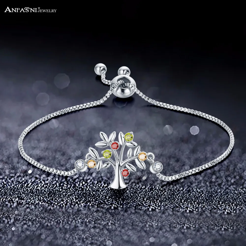ANFASNI High Quality Trendy Charm Bracelet Colorful Stones Tree Shape Adjustable Bracelet For Women Fine Jewelry Gift DBR0133-B
ANFASNI High Quality Trendy Charm Bracelet Colorful Stones Tree Shape Adjustable Bracelet For Women Fine Jewelry Gift DBR0133-B