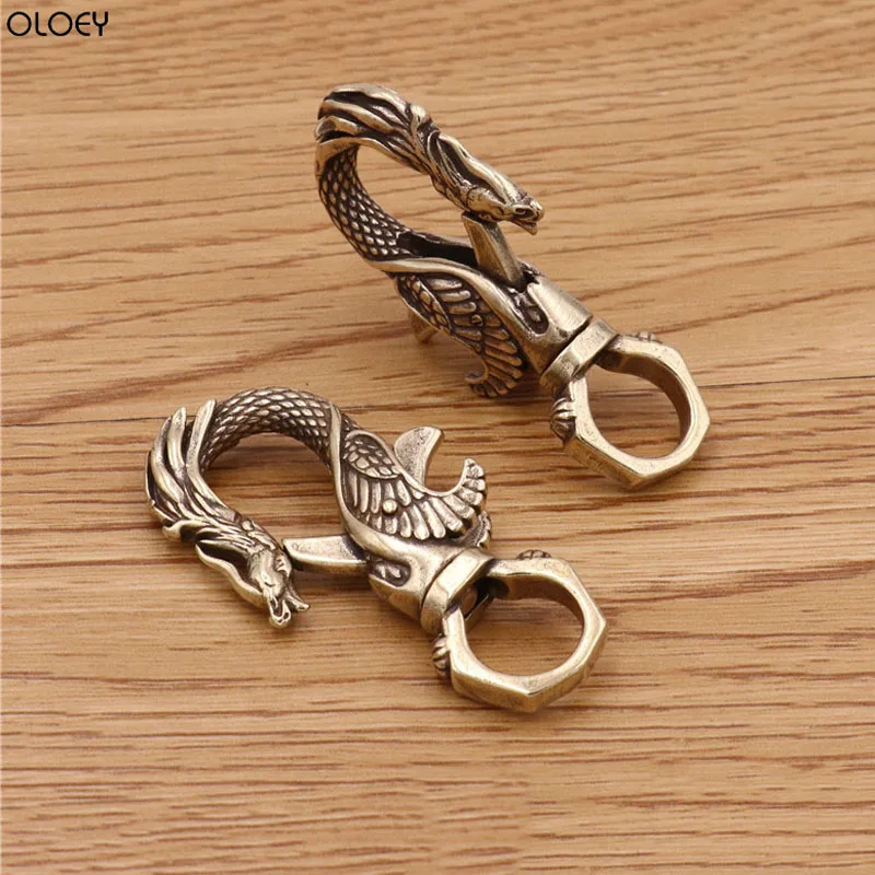 OLOEY 2019 Brass Dragon Decorative Pattern CARABINER Lobster Clasps Swivel Claw Hook Keyring Key Chain Keychain Bottle Opener
OLOEY 2019 Brass Dragon Decorative Pattern CARABINER Lobster Clasps Swivel Claw Hook Keyring Key Chain Keychain Bottle Opener
