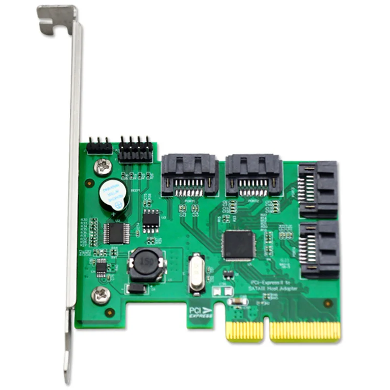 UNICACA AS2604L 6Gb/s SATA3.0 Control Card PCIe2.0 4X chipset Marvell 88SE9125 HostRaid0/1/10/5 4port 4*SATA
UNICACA AS2604L 6Gb/s SATA3.0 Control Card PCIe2.0 4X chipset Marvell 88SE9125 HostRaid0/1/10/5 4port 4*SATA