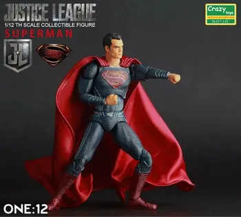 Hot-selling 1pcs 15CM pvc anime figure CRAZY TOYS Superman action figure collectible model toys brinquedos
Hot-selling 1pcs 15CM pvc anime figure CRAZY TOYS Superman action figure collectible model toys brinquedos