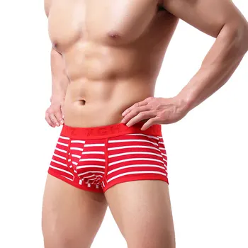 Sexy Men Boxers Shorts Underwear Cotton Blends Panties Man Striped Low Waist U Convex Pouch Underpants Cueca masculina M-XXL
Sexy Men Boxers Shorts Underwear Cotton Blends Panties Man Striped Low Waist U Convex Pouch Underpants Cueca masculina M-XXL