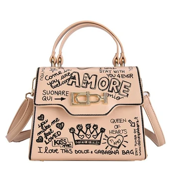 Designer Street Graffiti Handbag Women bag PU Leather Small Flap Bag Luxury Shoulder Crossbody Bag For Women Clutch Purse Z-14
Designer Street Graffiti Handbag Women bag PU Leather Small Flap Bag Luxury Shoulder Crossbody Bag For Women Clutch Purse Z-14