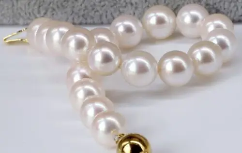 Hot selling free shipping******** Charming AAA 7.5-8"9-10mm genuine south sea white pearl bracelet
Hot selling free shipping******** Charming AAA 7.5-8"9-10mm genuine south sea white pearl bracelet