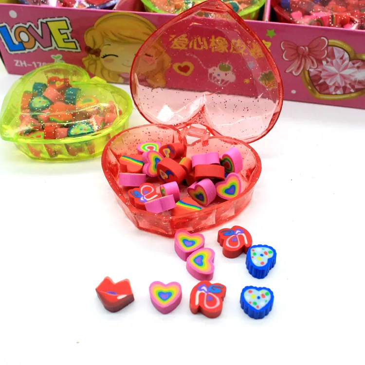 9box/lot Lovely Heart Box Small Rubber Pencil Erasers Kits Writing Stationery Mini Kids Birthday Party Favor Takeaways Goodie
9box/lot Lovely Heart Box Small Rubber Pencil Erasers Kits Writing Stationery Mini Kids Birthday Party Favor Takeaways Goodie