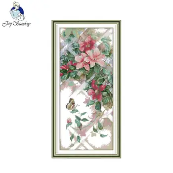 Joy Sunday Butterfly over Flowers Chinese Cross Stitch for Embroidery Needlework Sets Counted or Stamped Cross Stitch Pattern
Joy Sunday Butterfly over Flowers Chinese Cross Stitch for Embroidery Needlework Sets Counted or Stamped Cross Stitch Pattern