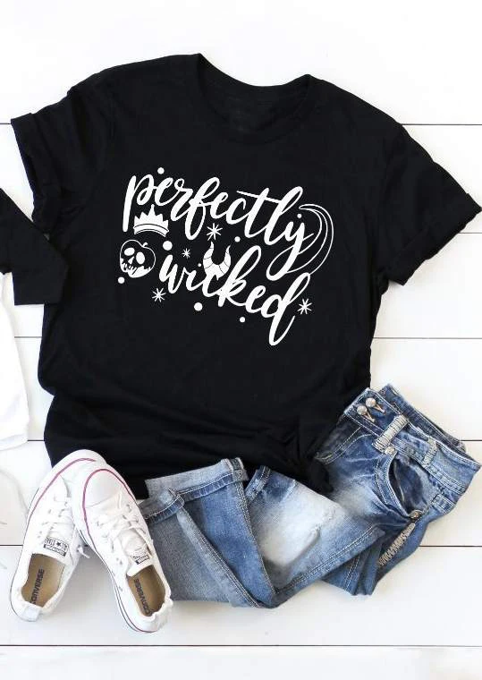 Mommy & Me Halloween Perfectly Wicked T-Shirt women fashion apple graphic witch Tee slogan holiday gift tumblr tops party shirt
Mommy & Me Halloween Perfectly Wicked T-Shirt women fashion apple graphic witch Tee slogan holiday gift tumblr tops party shirt