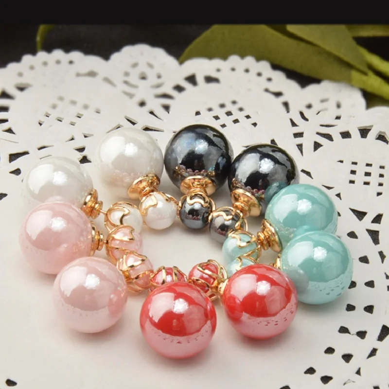 MZC 5 Color Double Round Stud Earring Rose Gold Color Earing Brincos Pending Pendientes Bijoux Pusety for Women Party Gift
MZC 5 Color Double Round Stud Earring Rose Gold Color Earing Brincos Pending Pendientes Bijoux Pusety for Women Party Gift