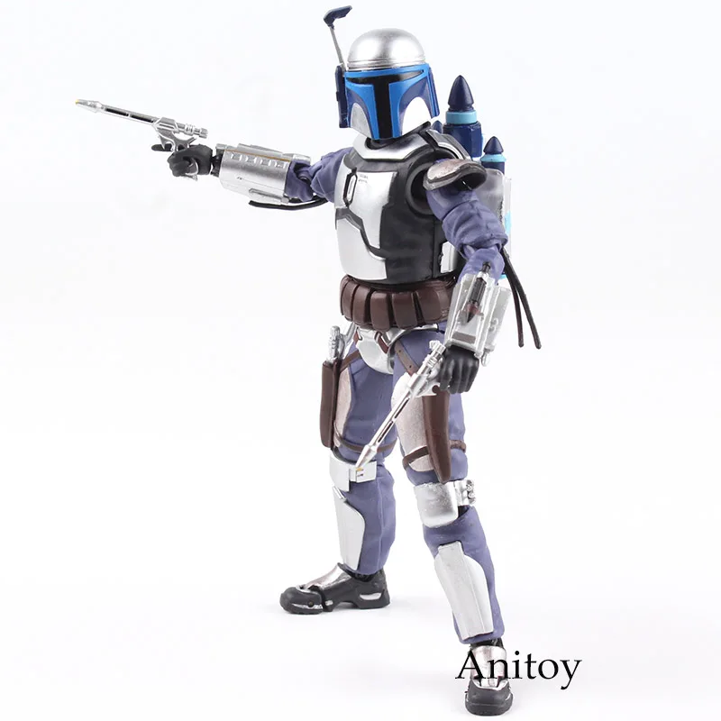 SHF Figure Star Wars Anime Figurine Star Wars Jango Fett Bounty Hunter PVC Action Figures Collectible Model Toy
SHF Figure Star Wars Anime Figurine Star Wars Jango Fett Bounty Hunter PVC Action Figures Collectible Model Toy