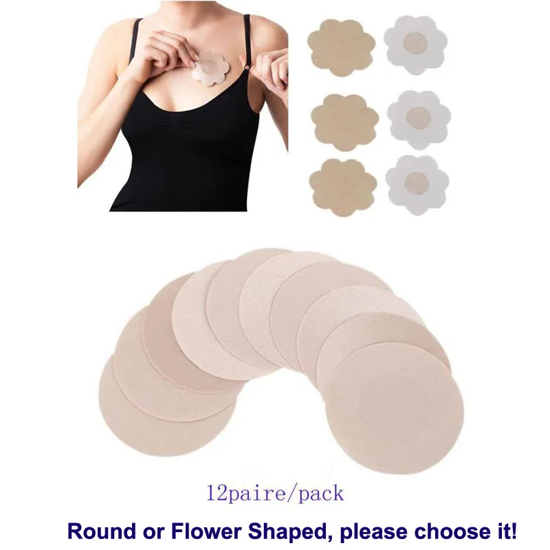10/100pcs Disposable Round or Flower Shaped Self Adhesive Nipple Covers Bra Pads Spinning Cotton Body Invisible Breast Stickers
10/100pcs Disposable Round or Flower Shaped Self Adhesive Nipple Covers Bra Pads Spinning Cotton Body Invisible Breast Stickers