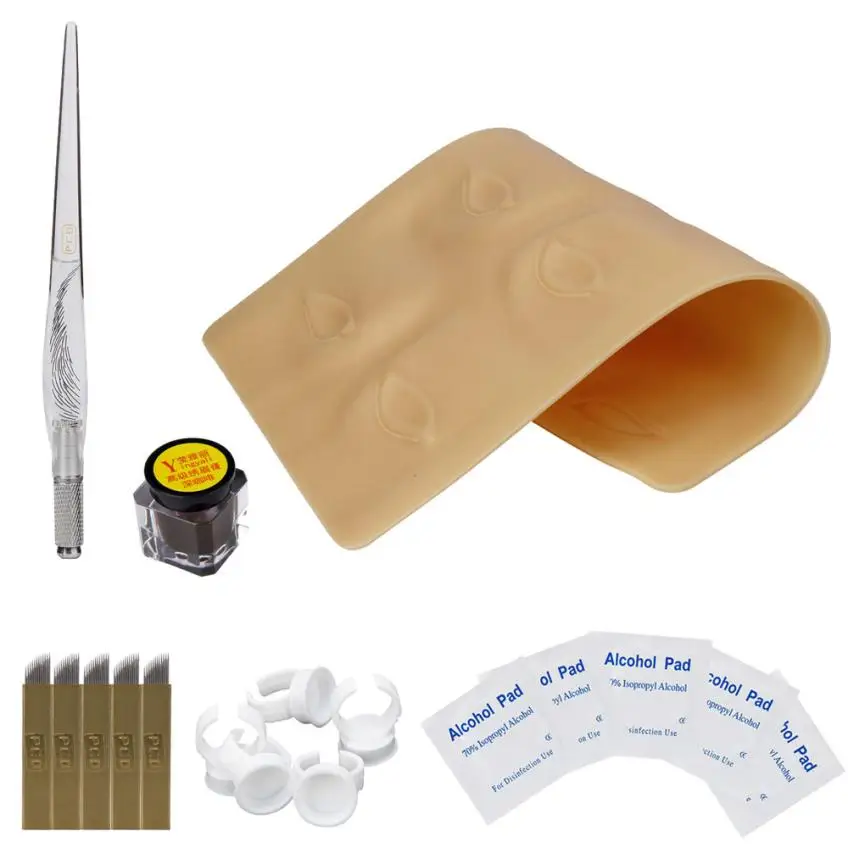 1 Set 3D Permanent Eyebrow Tattoo Practice Kit/set Microbladings Pen Tattoo Pigment Makeup Beauty Tools #F
1 Set 3D Permanent Eyebrow Tattoo Practice Kit/set Microbladings Pen Tattoo Pigment Makeup Beauty Tools #F