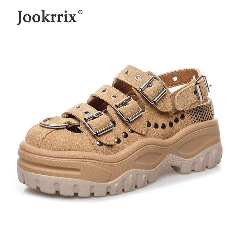 Jookrrix Women Platform Sandals 2019 Fashion Genuine Leather Wedges High Increased Thick Sole Shoes Woman Summer Sandals
Jookrrix Women Platform Sandals 2019 Fashion Genuine Leather Wedges High Increased Thick Sole Shoes Woman Summer Sandals