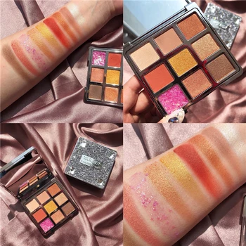 Brand DiamondShiny MakeupPalette 9 Color Eyeshadow Palette Shimmer Glitter Matte Eyeshadow Pallete Pigmented Smoky Nude Cosmetic
Brand DiamondShiny MakeupPalette 9 Color Eyeshadow Palette Shimmer Glitter Matte Eyeshadow Pallete Pigmented Smoky Nude Cosmetic