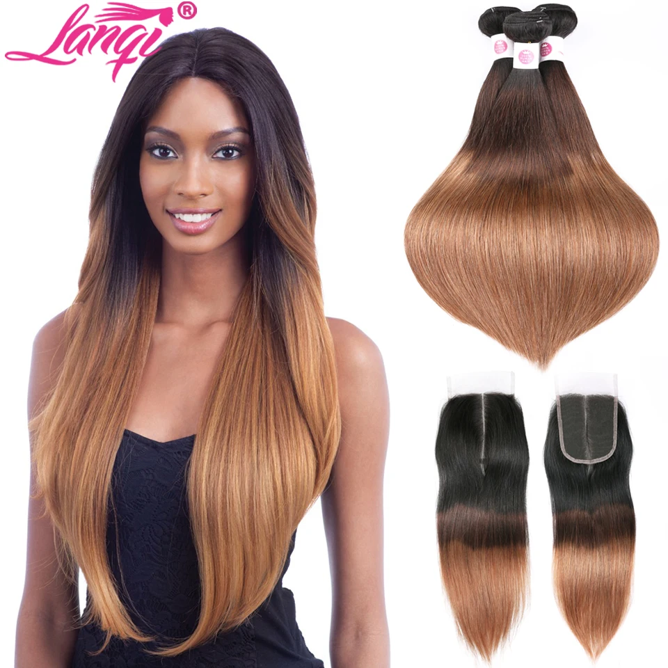 Brazilian straight blonde Hair bundles with lace closure lanqi 1b/4/30 3 Tone Human hair weave Ombre hair bundles with closure
Brazilian straight blonde Hair bundles with lace closure lanqi 1b/4/30 3 Tone Human hair weave Ombre hair bundles with closure
