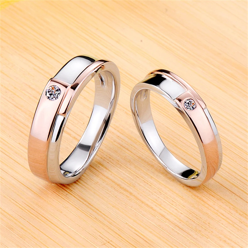 NSCD couple ring, rose color men and women wedding ring,with certificate(price is for one ring)
NSCD couple ring, rose color men and women wedding ring,with certificate(price is for one ring)