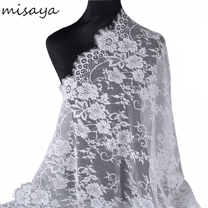 Misaya 3Yards/lot Eyelashes Lace Trim Very Wide 2 Colors High Quality Lace Fabric Handmade DIY Wedding Accessories Width 74cm
Misaya 3Yards/lot Eyelashes Lace Trim Very Wide 2 Colors High Quality Lace Fabric Handmade DIY Wedding Accessories Width 74cm