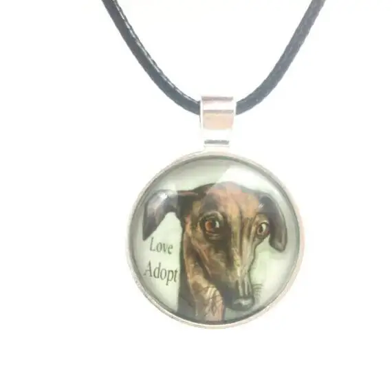 Greyhound Time Gem dog metal silver charms gaglo Pendants animal lover glass dogs puppy pets Necklace women fashion Jewelry Gift
Greyhound Time Gem dog metal silver charms gaglo Pendants animal lover glass dogs puppy pets Necklace women fashion Jewelry Gift