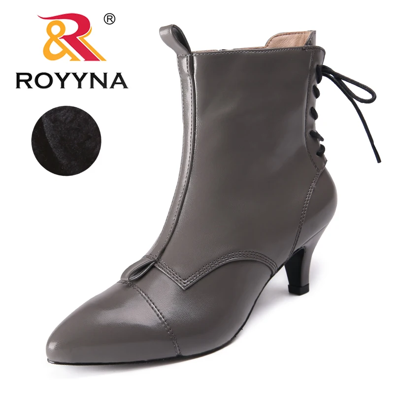 ROYYNA New Arrival Style Women Boots Pointed Toe Women Winter Shoes Zipper Women Ankle Boots Comfortable Light Free Shipping
ROYYNA New Arrival Style Women Boots Pointed Toe Women Winter Shoes Zipper Women Ankle Boots Comfortable Light Free Shipping