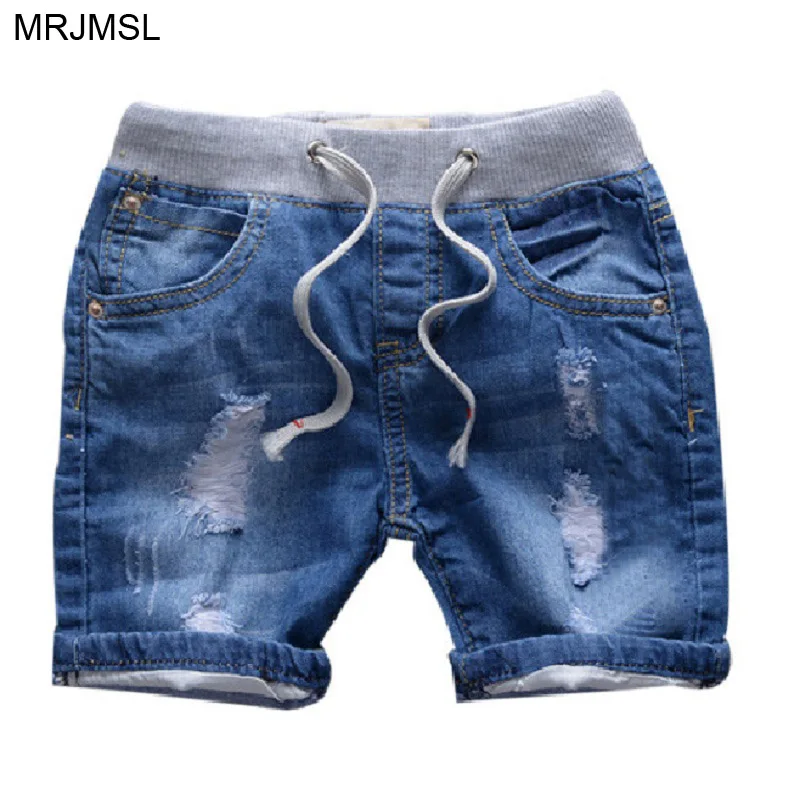 MRJMSL Children Pants for baby summer trousers kids child Harem Pants boys loose denim ripped jeans shorts solid 80~130cm
MRJMSL Children Pants for baby summer trousers kids child Harem Pants boys loose denim ripped jeans shorts solid 80~130cm