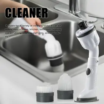 Powerful Handheld Electric Cleaning Brush Decontamination Floor Wall Window Household Cleaning Brush For Kitchen Bathroom Home
Powerful Handheld Electric Cleaning Brush Decontamination Floor Wall Window Household Cleaning Brush For Kitchen Bathroom Home