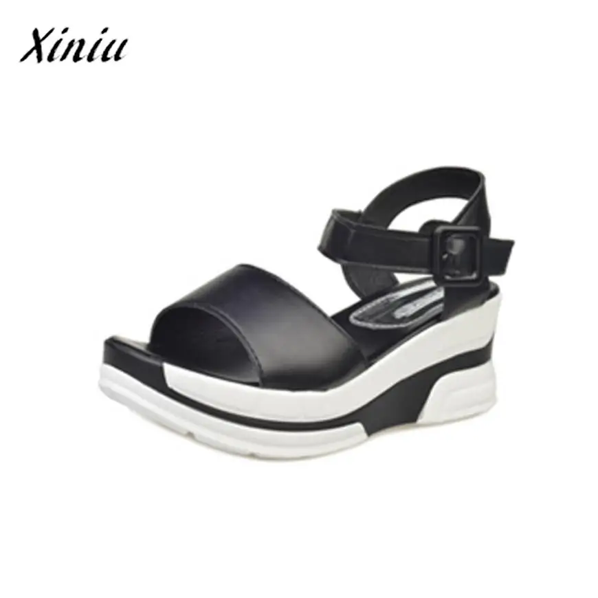 xiniu Women's Summer Sandals Shoes Peep-toe Low Shoes Roman Sandals Ladies Flip Flops Size 35-40 Black White 2 Colors
xiniu Women's Summer Sandals Shoes Peep-toe Low Shoes Roman Sandals Ladies Flip Flops Size 35-40 Black White 2 Colors