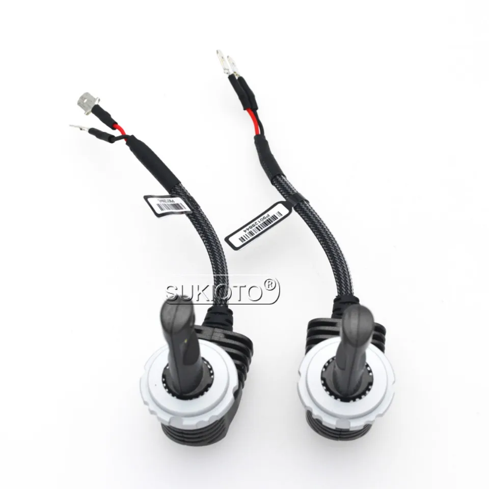 SUKIOTO 2PCS Car Mini LED Headlight D2S D3S 6000K D1S LED Canbus LED Projector Lens Headlamp Bulb D4S D2H 70W LED conversion Kit (18)