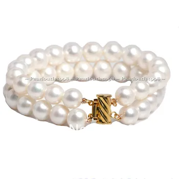 huij 00214 AA+ GRADE GENUINE 9.5MM DOUBLE STRAND WHITE CULTURED FRESHWATER PEARL BRACELET
huij 00214 AA+ GRADE GENUINE 9.5MM DOUBLE STRAND WHITE CULTURED FRESHWATER PEARL BRACELET