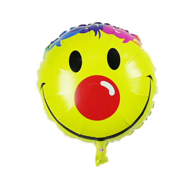 BINGTIAN new 18inch aluminum film balloon toys 18 inch round face Happy Birthday Party Clown Balloon decoration wholesale
BINGTIAN new 18inch aluminum film balloon toys 18 inch round face Happy Birthday Party Clown Balloon decoration wholesale