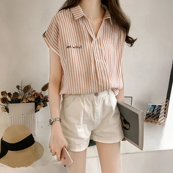 4XL 3XL Womens Blouses And Tops Korean Chiffon Plaid Shirts Ladies Short Sleeves Tops For Women Summer Womens Clothing
4XL 3XL Womens Blouses And Tops Korean Chiffon Plaid Shirts Ladies Short Sleeves Tops For Women Summer Womens Clothing