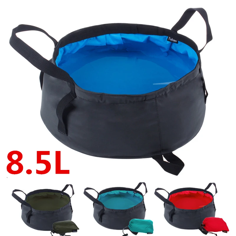 8.5L Outdoor Folding Washbasin Portable Travel Kits Footbath Basin Bucket Bowl Sink Washing Water Bag Bucket for Camping Hiking
8.5L Outdoor Folding Washbasin Portable Travel Kits Footbath Basin Bucket Bowl Sink Washing Water Bag Bucket for Camping Hiking