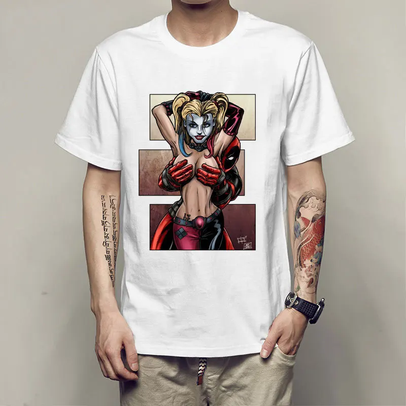 CostumeBuy Women Quinn Deadpool Costume T Shirt Batman The Joker Suicide Squad Men Modal Tee Shirts Hip Hop Tees Clothes
CostumeBuy Women Quinn Deadpool Costume T Shirt Batman The Joker Suicide Squad Men Modal Tee Shirts Hip Hop Tees Clothes