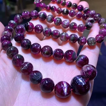 Certificate Natural Red Tourmaline Quartz Crystal Cat Eye Necklace 6-13mm Round Beads Stretch Necklace Woman Beads AAAAA
Certificate Natural Red Tourmaline Quartz Crystal Cat Eye Necklace 6-13mm Round Beads Stretch Necklace Woman Beads AAAAA