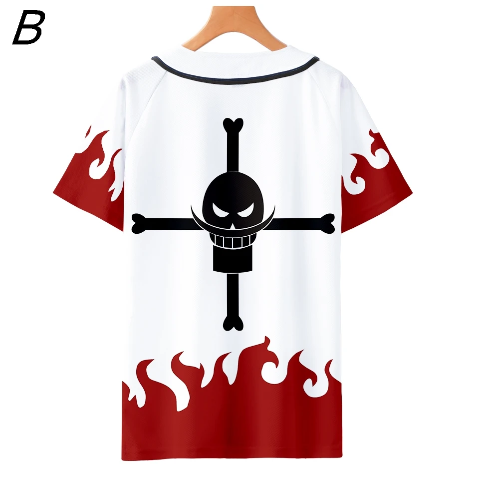 One Piece Aventure Nieuwste Model Casual 3D Baseball Uniform Women Hot Anime Straw Monkey D Loose Plus Size Baseball Uniform Men
One Piece Aventure Nieuwste Model Casual 3D Baseball Uniform Women Hot Anime Straw Monkey D Loose Plus Size Baseball Uniform Men