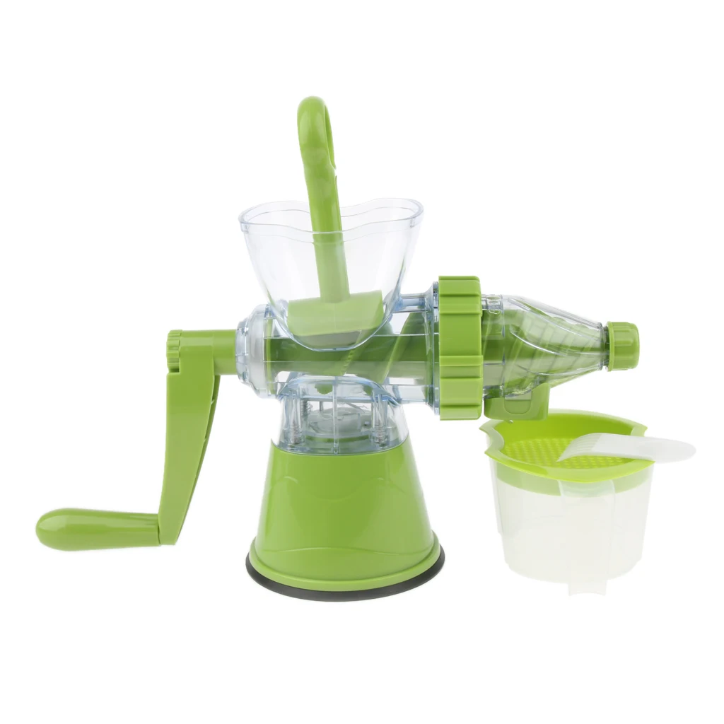 Handle Juicer Juice Extractor Cold Press Wheatgrass Carrot Icecream Blender