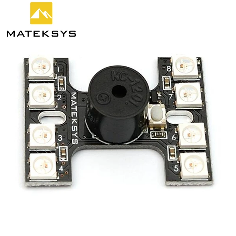 Hot Sale! Matek LED Tail light WS2512B With Loud Buzzer Lost Plane Finder Dual Modes For FPV Racer RC Racing Drone Helicopter
Hot Sale! Matek LED Tail light WS2512B With Loud Buzzer Lost Plane Finder Dual Modes For FPV Racer RC Racing Drone Helicopter