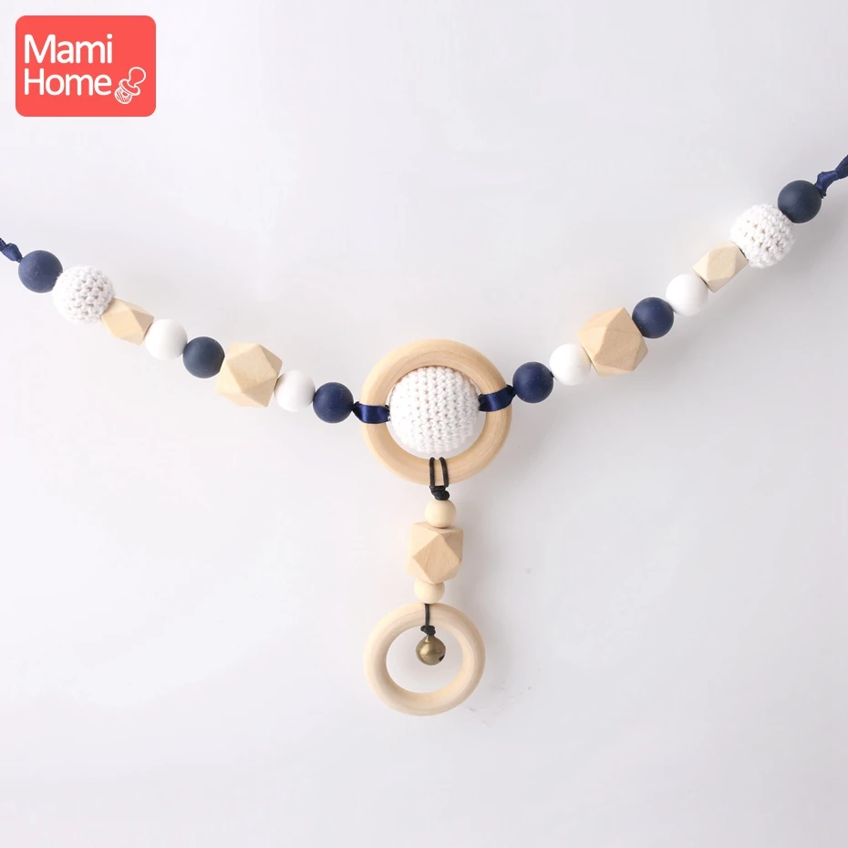 mamihome 1pc Baby Breastfeeding Necklace Classic Sensory Activity Gym Toy Raw Beads Food Grade Wood Teether Toys Baby Teething
mamihome 1pc Baby Breastfeeding Necklace Classic Sensory Activity Gym Toy Raw Beads Food Grade Wood Teether Toys Baby Teething