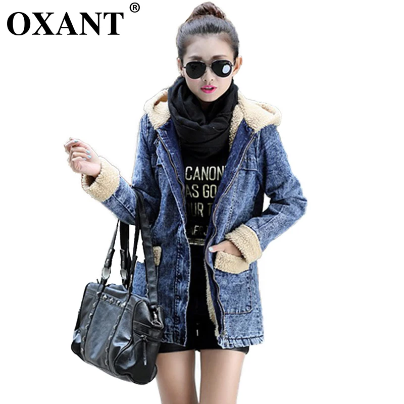 OXANT 2019 Autumn Winter Women New Fashion Thicken Jacket Pockets Keep Warm Jacket With Hood Casual Denim Coats XC180
OXANT 2019 Autumn Winter Women New Fashion Thicken Jacket Pockets Keep Warm Jacket With Hood Casual Denim Coats XC180