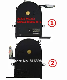 Бесплатная доставка Новинка для приложения Retina A1425 MD212 MD213 ME662 R + L Вентилятор