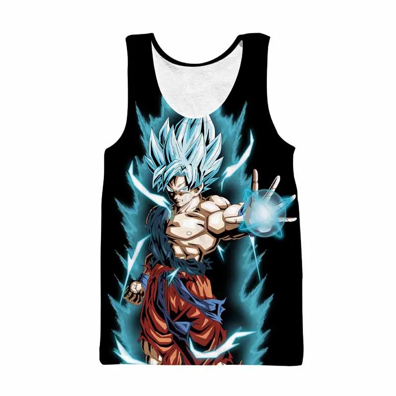 Dragon Ball Z Mens Summer Tank Tops Super Saiyan Goku Black Roze Vegeta Vegetto Buu Shenron Bodybuilding Vest Fitness Jersey
Dragon Ball Z Mens Summer Tank Tops Super Saiyan Goku Black Roze Vegeta Vegetto Buu Shenron Bodybuilding Vest Fitness Jersey