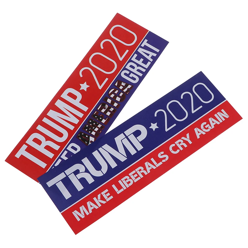 

2020 New Embroidery Sticker Re-Election Keep America Great Again USA Flag for President Donald Trump