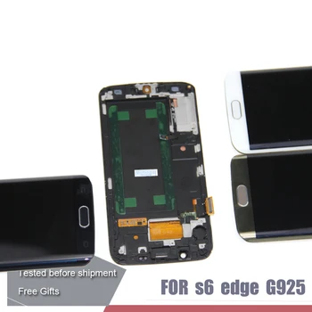 For SAMSUNG Galaxy S6 edge LCD + Frame G925 G925I G925F Touch Screen Digitizer Blue White Gold
For SAMSUNG Galaxy S6 edge LCD + Frame G925 G925I G925F Touch Screen Digitizer Blue White Gold